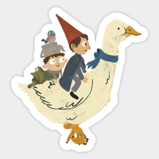 Gooseback Ride - Over the Garden Wall Sticker